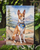 Basenji Cowboy Welcome Garden Flag
