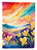 Freesia in Color Garden Flag