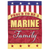 Proud To Be An Marine Family Double Applique Garden Flag