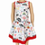 AnnLoren Little & Big Girls Farm Animal Sleeveless Cotton Swing Dress