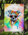 Hippie Animal Koala Garden Flag
