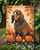 Bloodhound Fall Garden Flag