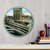 Courtside Market Chatham Square Double Deck Elevated NYC Postcard Circular Wood Decor