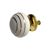 Set of Six White And Gold Geometric Ceramic Drawer Pull Knobs