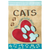 Cats Leave Pawprints Burlap