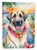 Anatolian Shepherd Luau Garden Flag