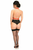 Stretchy Body Harness with Gold Hardware