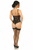 Lavish Brocade Open Cup Waist Cincher