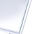 9" White Wood Square Freestanding Framed Makeup Shaving Tabletop Mirror