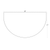 13" X 17" Black Rubber Geometric Outdoor Door Mat