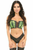 Lavish Fishnet & Faux Leather Lace-Up Short Bustier Top
