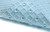 40" Light Blue Geometric Tiles Non Slip Bathtub Mat