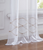 Set of Two 84"  Gold Wave Embroidered Window Panels