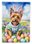 Australian Terrier Easter Egg Hunt Garden Flag