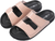 Women's Cushioned Two Strap Footbed Lightweight Open Toe Slide Sandals