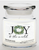 Courtside Market Joy to the world Candle Glass Jar with Glass Lid