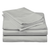 Black 200 Embroidery Soft Cozy Sheet Set Wrinkle Resistant
