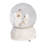 Waterglobe Musical Silent Night White