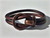 Smooth Leather with Brass/Silver Buckle Bracelet