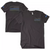 USA Flag/Thin Blue Line T-Shirt Black 2-Sided