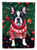 Boston Terrier Christmas Garden Flag