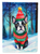 Boston Terrier Christmas Garden Flag