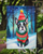 Boston Terrier Christmas Garden Flag