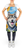 Alaskan Malamute in Sunflowers Apron