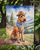 Irish Terrier Cowboy Welcome Garden Flag