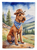 Irish Terrier Cowboy Welcome Garden Flag