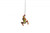 6" X 3" Rainbow Resin Climbing Man Hanging Dimensional Sculpture With Hooks