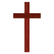 Wood Mahogany Wall Cross