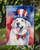 Great Pyrenees Patriotic American Garden Flag
