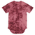 TYE DYE SCALLOP TEE- MAROON