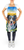 Border Collie in Sunflowers Apron