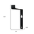 7" Set Of Two Black Metal Wall Mounted Shelf Brackets