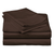 Black Sturdy Absorbent Non-Slip Rubber Backing Door Mat