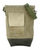 Recycled Military Tent Crossbody with Leather Accent
