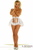 Satin Layered Ruffle Skirt