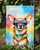 Chihuahua Hippie Dawg Garden Flag