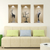 Set of Three Aga Faux Niche 3D Peel and Stick Wall Decals