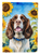 English Springer Spaniel in Sunflowers Garden Flag