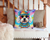 Bichon Frise Hippie Dawg Pair of Pot Holders