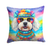 Bichon Frise Hippie Dawg Pair of Pot Holders