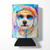 Bichon Frise Hippie Dawg Pair of Pot Holders