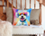 Bichon Frise Hippie Dawg Pair of Pot Holders