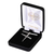 PEWTER DOUBLE NAIL CROSS 21" CHAIN
