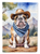 English Bulldog Cowboy Welcome Garden Flag