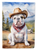 English Bulldog Cowboy Welcome Garden Flag