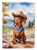 Dachshund Cowboy Welcome Garden Flag